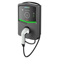 RFID tunnistuksella latauksen käynnistys tai / ja OCPP 1.6 protokollalla ohjattava 22 kW sähköauton latausasema tyypin 2 pistokkeella, 5 m jodolla sekä Ethernet yhteydellä