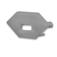 4121990 Päätykappale E97B musta kaapelinläpiviennillä profiilille PO23N 1 kpl.