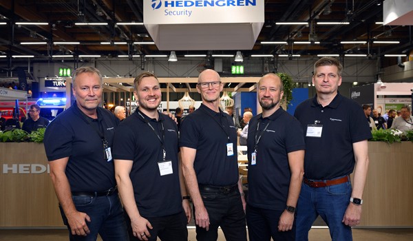 Hedengren Securityn asiantuntijat messuilla