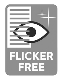 Flicker-free teknologia